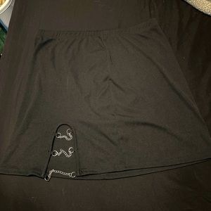 Black Skirt with Chains, 3XL